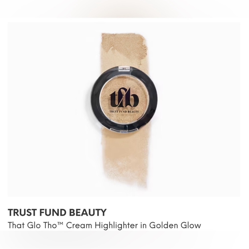 Trust fund beauty that glo tho cream highlighter golden glow new in box